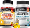 High Strength Vitamin D3 5000 IU 125 mcg Plus Magnesium Bisglycinate Capsules C366351