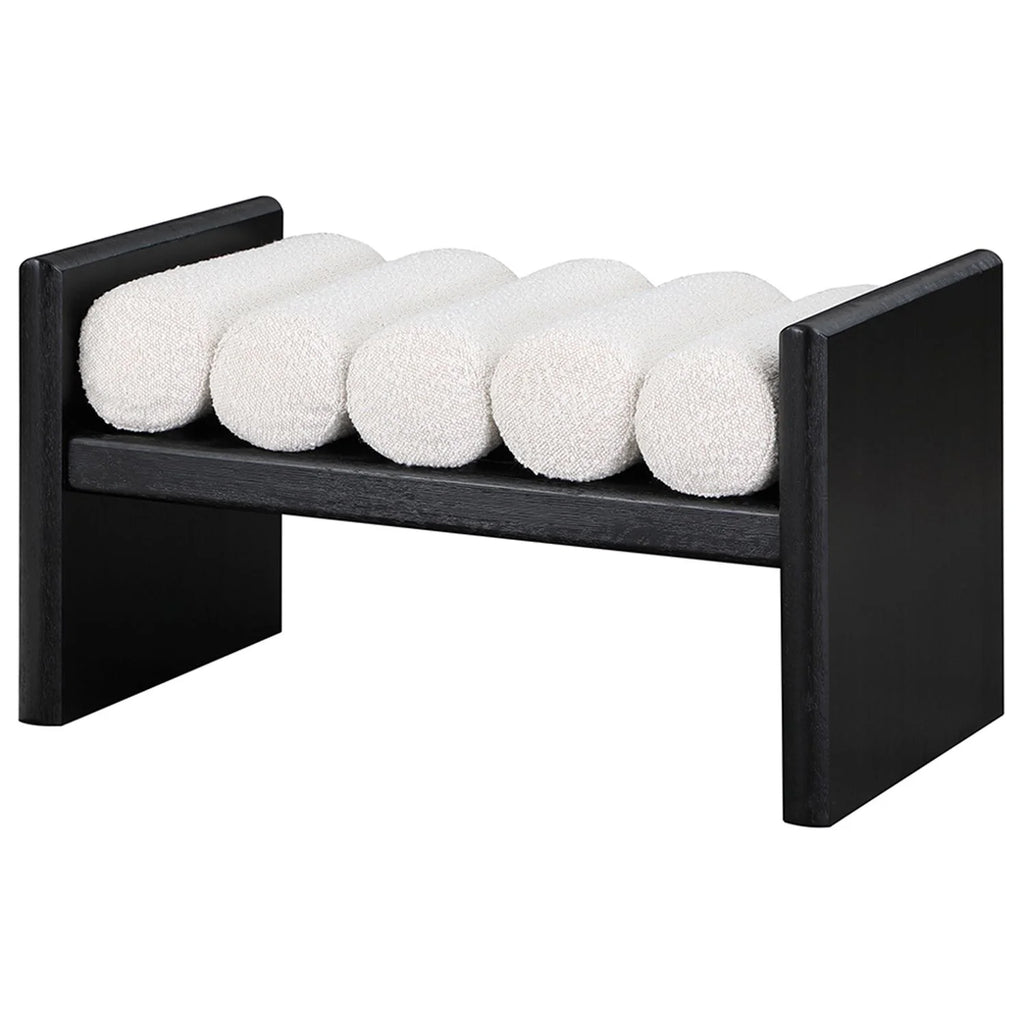 Black Wood Bedroom Bench X622302
