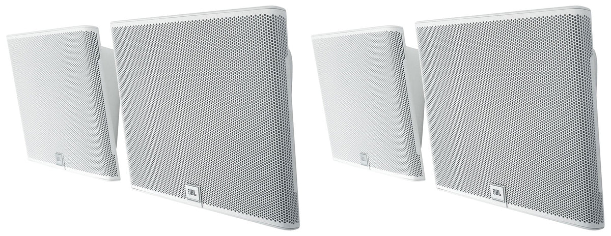 White Low-Profile On Wall Mount 70v Commercial Speakers C88951