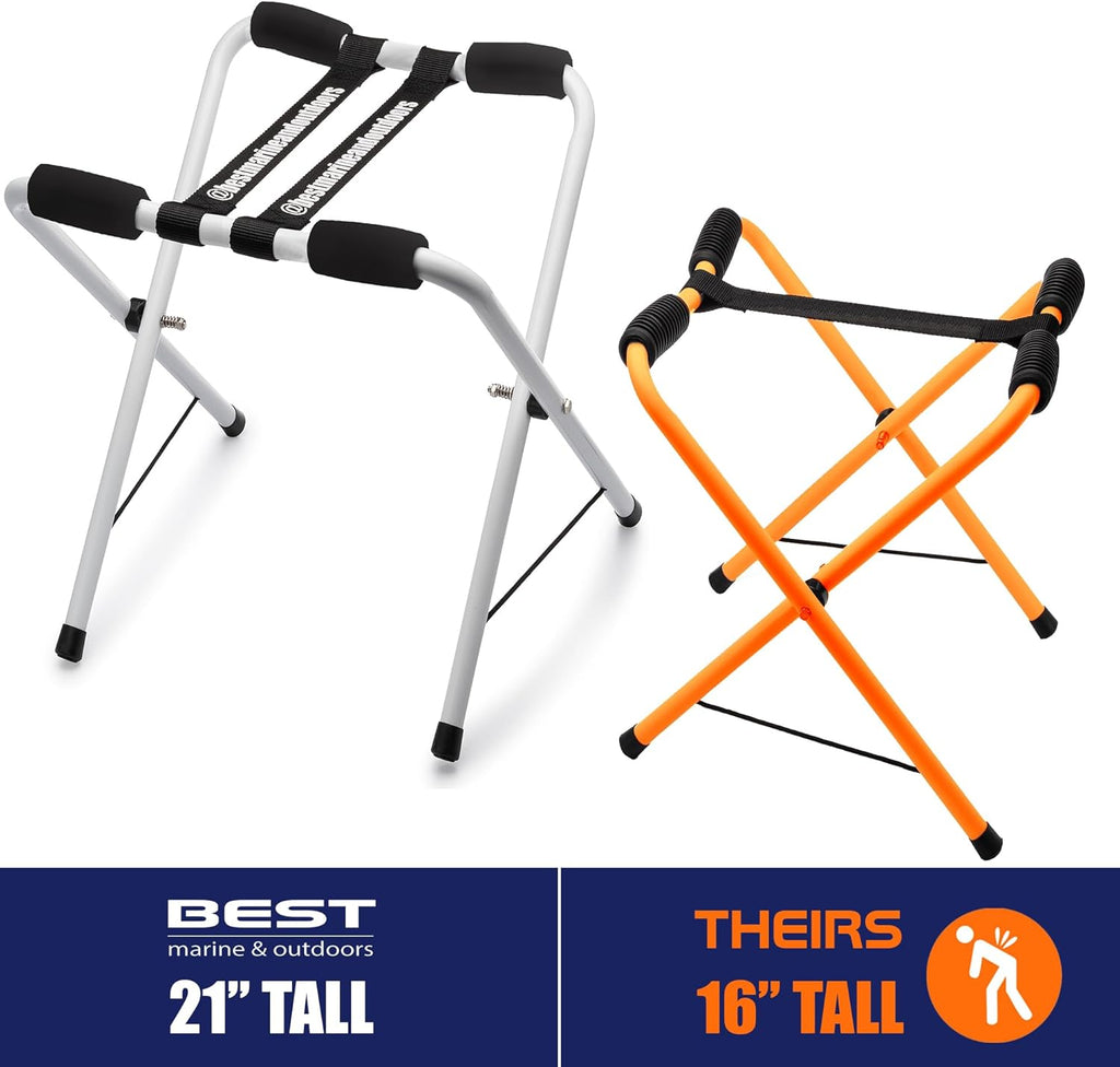 21 Inch Tall Freestanding Kayak Storage Rack B64083