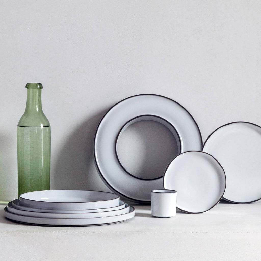 White Cumulus Dinner Plate Set of 4 T5779