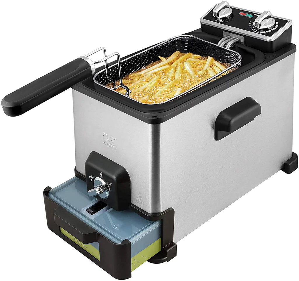 4.2 Quart Stainless Steel Deep Fryer L963