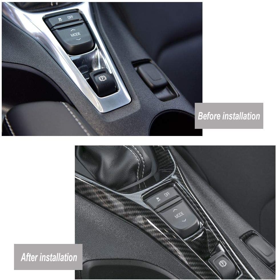 Carbon Fiber Gear Shift Panel Trim Cover I220935