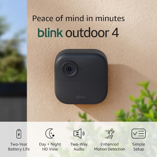 Wireless smart security camera, 1080p HD, two-way talk, Sync Module Core included L401864