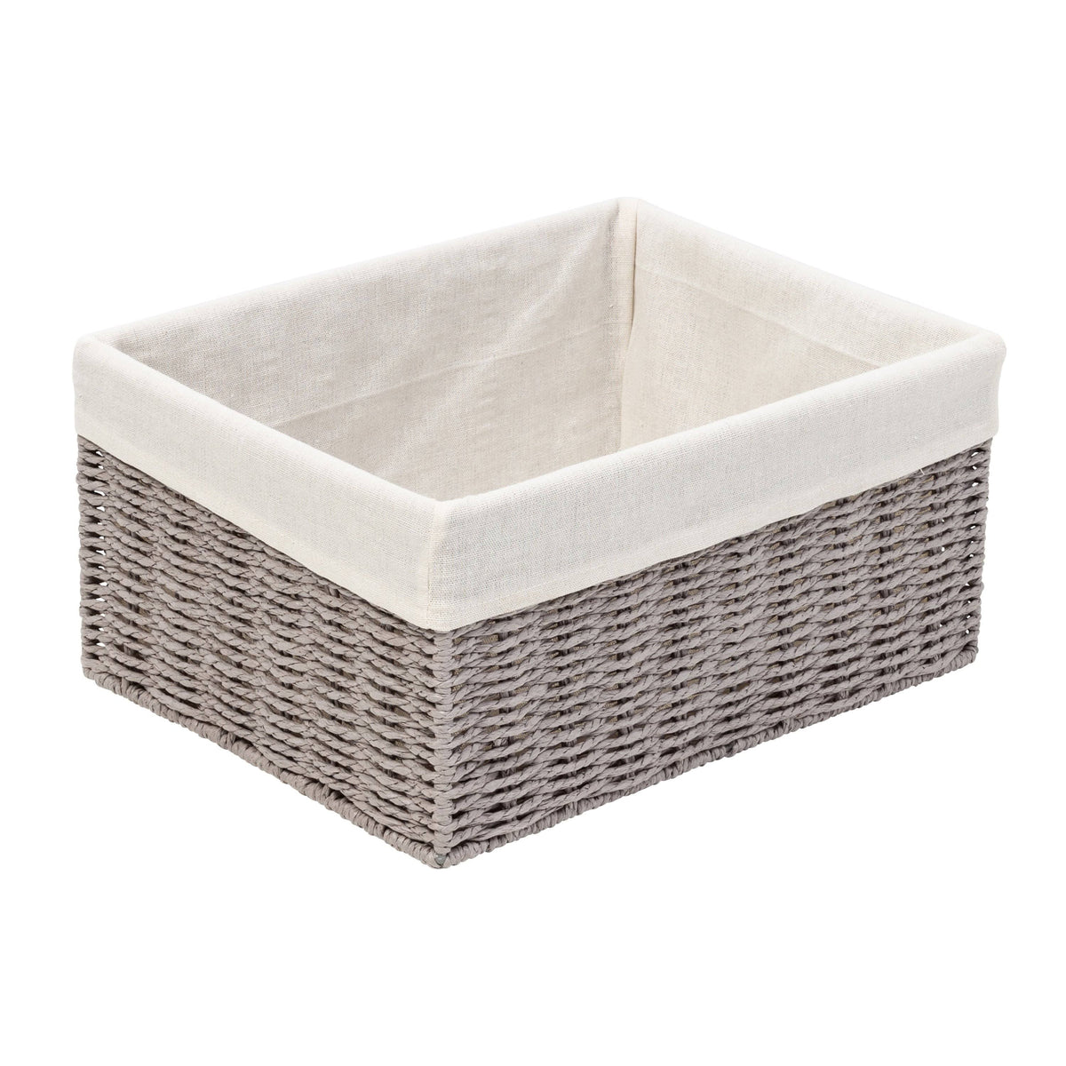 7-Piece Twisted Paper Rope Woven Bathroom Storage Basket Set H16267