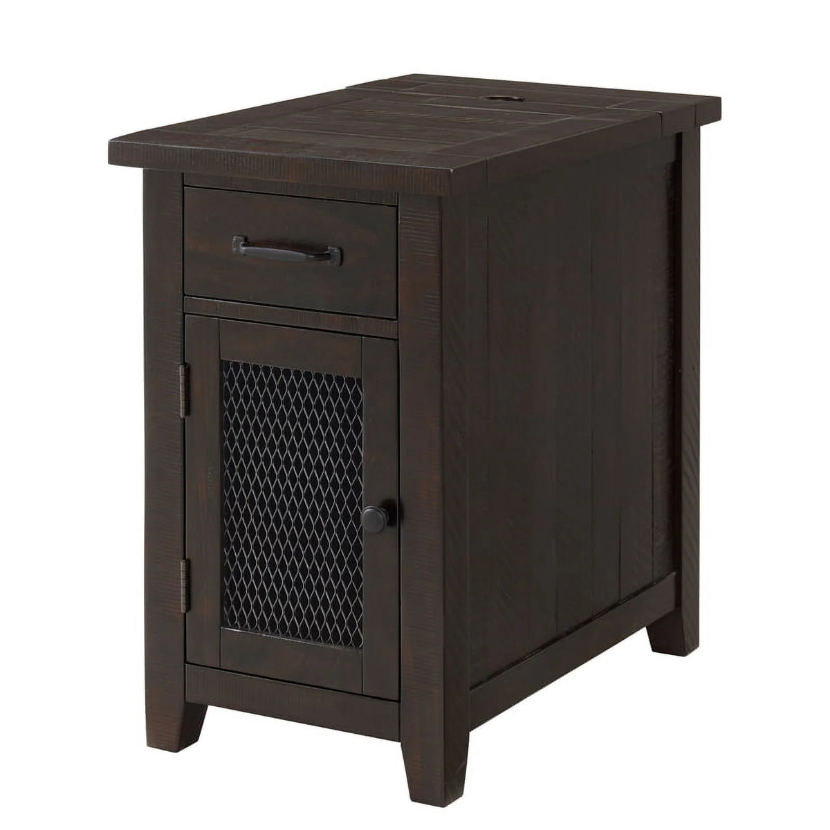 Rustic Chairside Table Set of 2 X5084