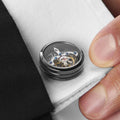 Black Mechanical Cufflinks D65810