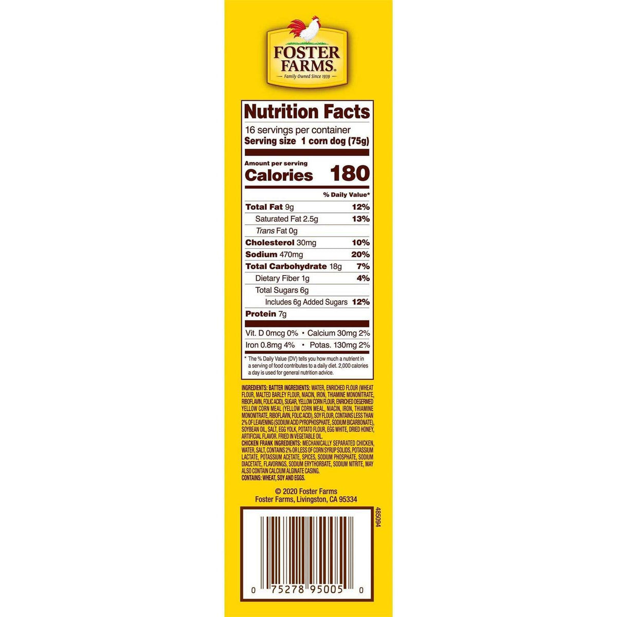 Corn Dogs Honey Crunchy Flavor C207826