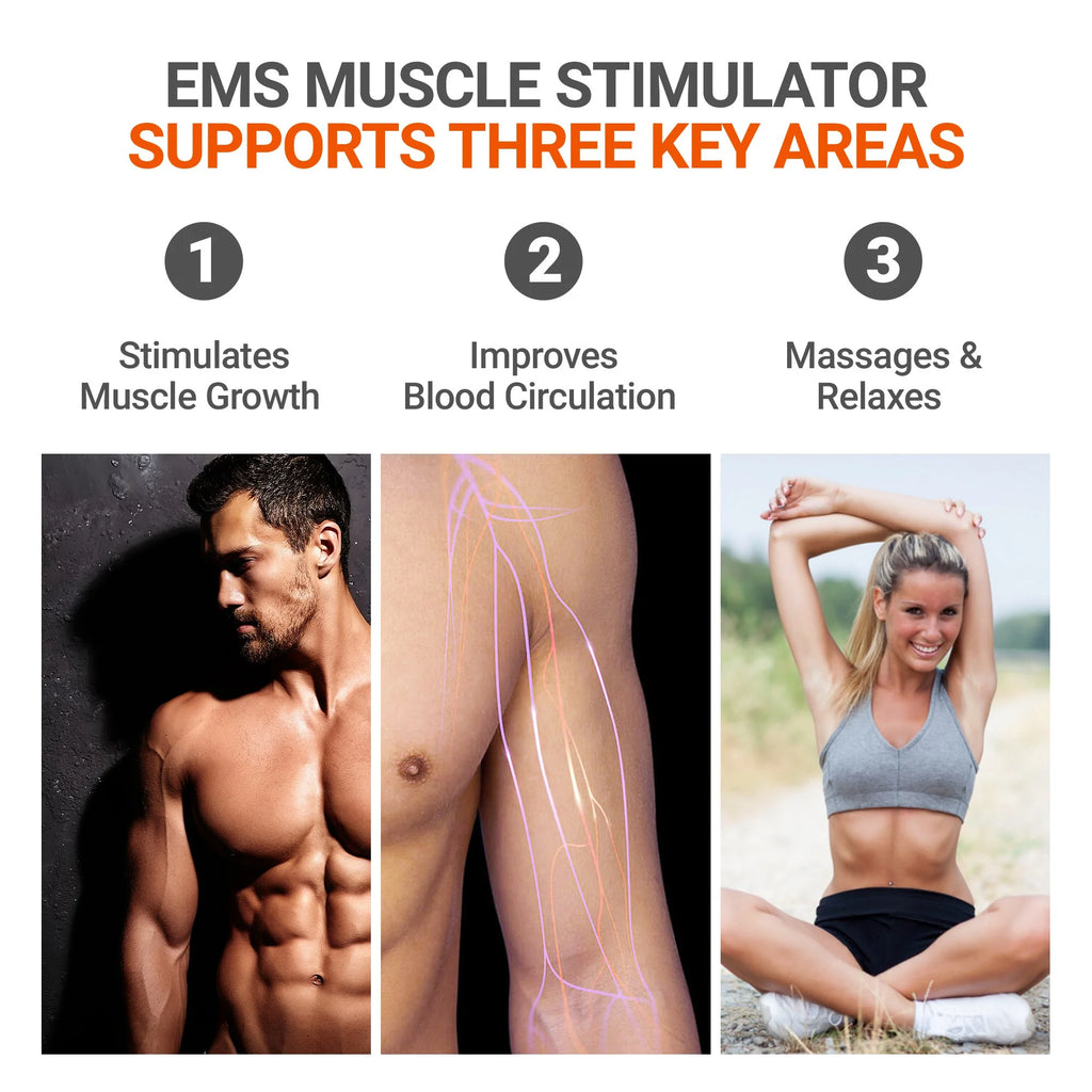 Arm Workout EMS Muscle Stimulator Trainer Machine Q50951