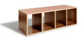 Walnut Cube Unit Bookcase U3110