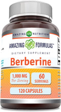 Berberine 1000mg Per Serving 120 Capsules Supplement A7898