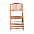 Bamboo Folding Chair - 34 in. - Set of 4 Z33243