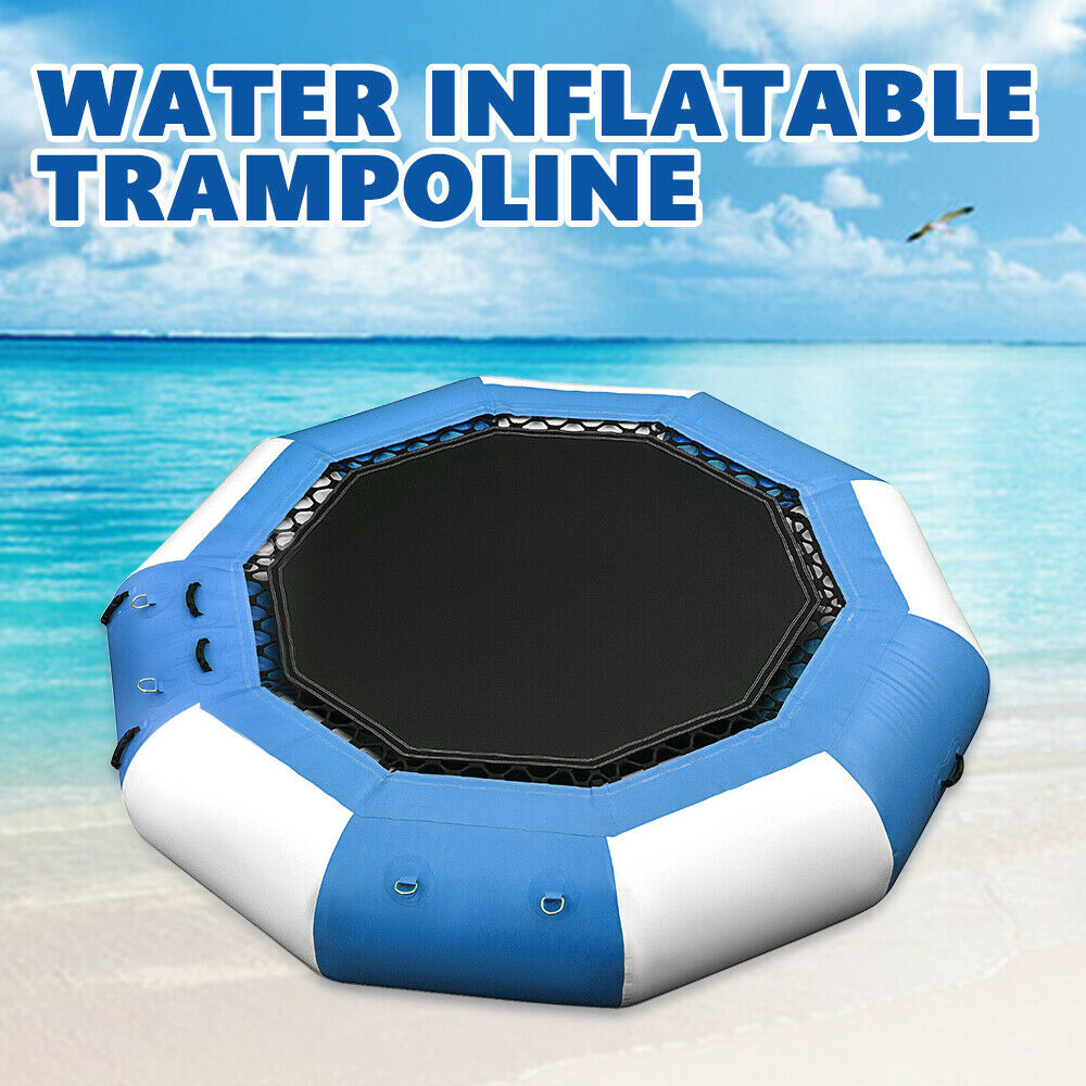 17Ft Inflatable Water Trampoline Floating Bouncing Water Bouncer Y5816