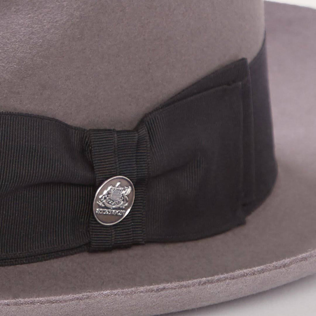 Caribou Fur Felt Fedora Hat V4794