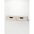 Embossed Metal Two Drawer Monitor Stand X315444