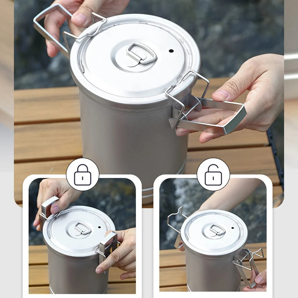 Stainless Steel Pot for Camping Cookware K26489