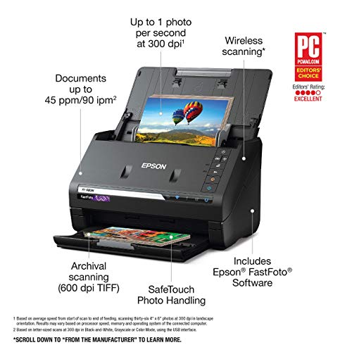 Black Photo and Document Scanning System O9120