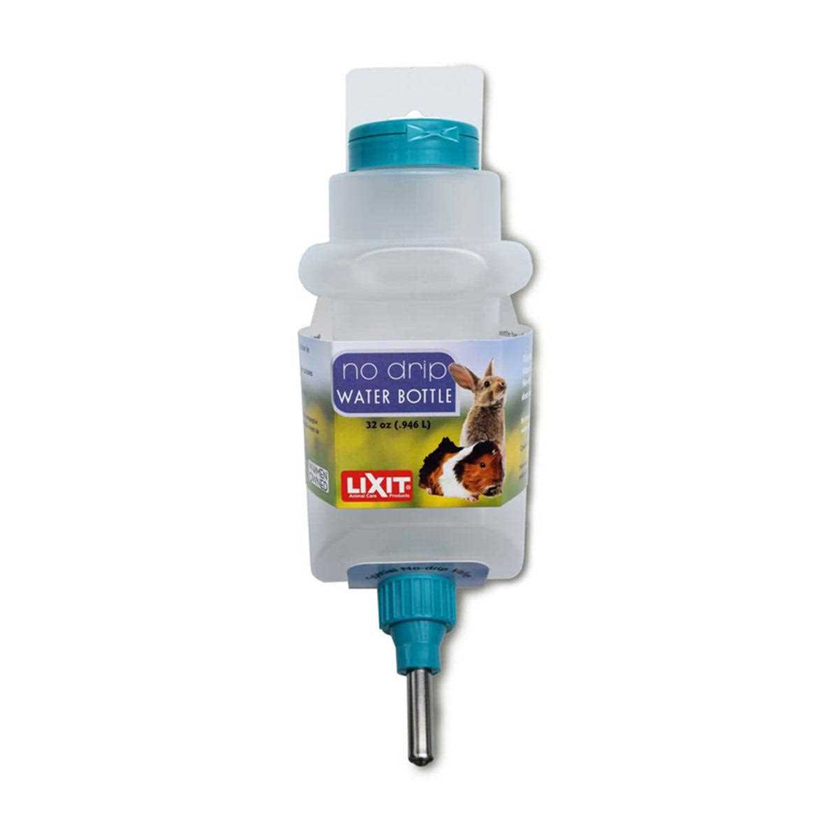 No-Drip Top-Fill Rabbit Water Bottle H2109