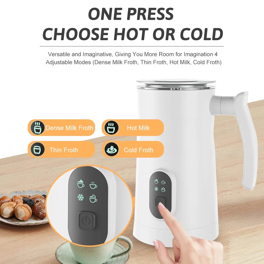 Electric Milk Frother Stainless Steel 4 in 1 400W 350ml N536