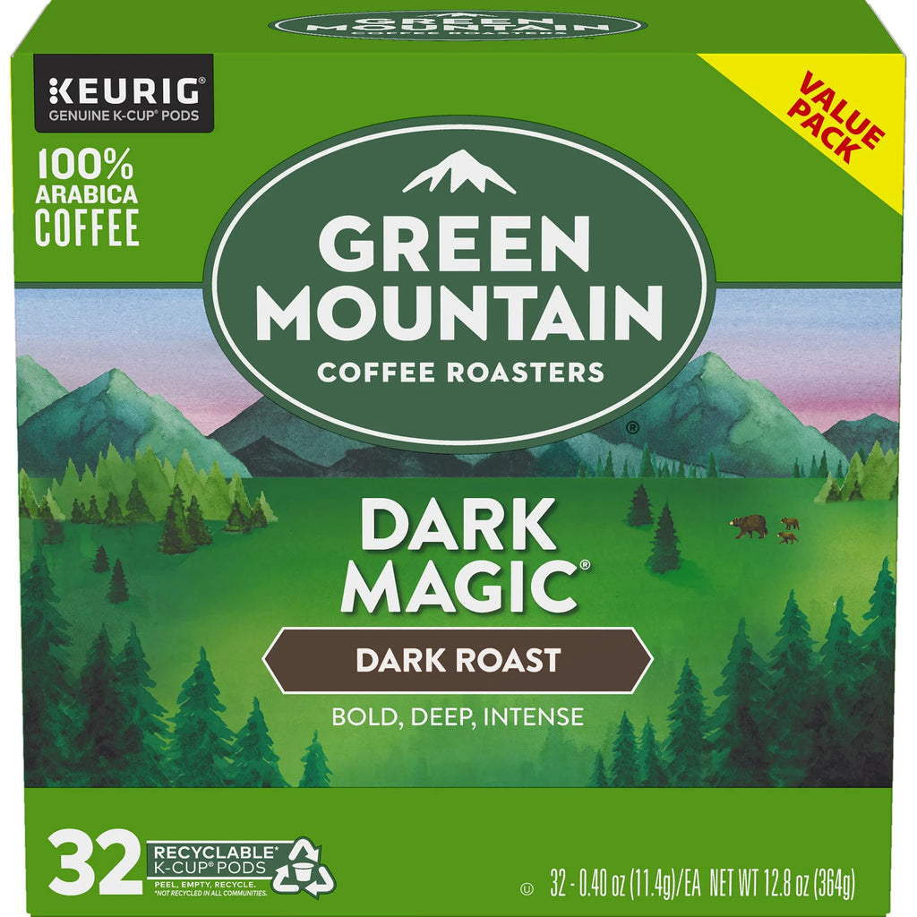 Dark Roast Coffee K-Cup Pods, 32 Count X1632