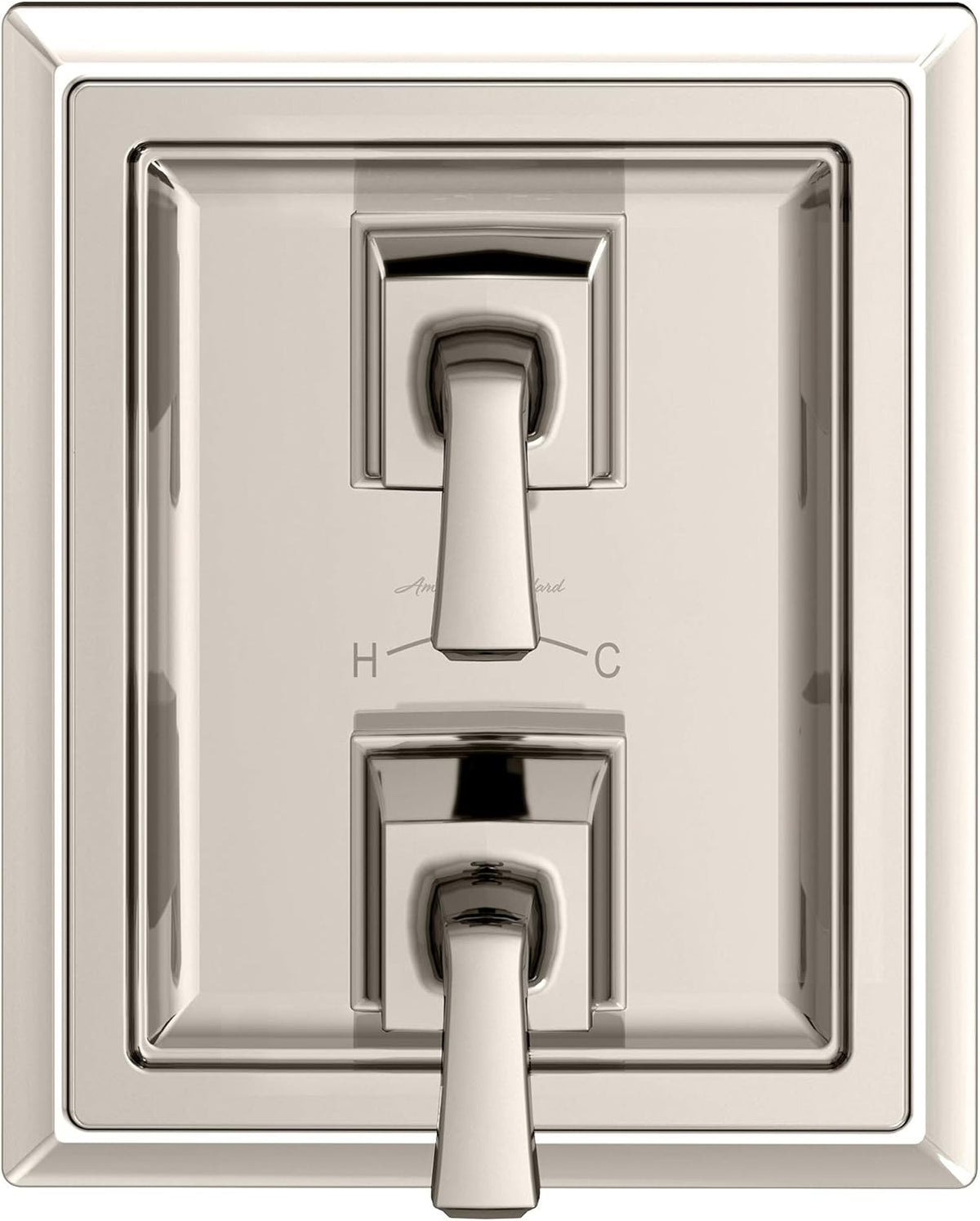 Two-Handle Thermostat Shower Valve Trim Kit Polished Chrome Y39068