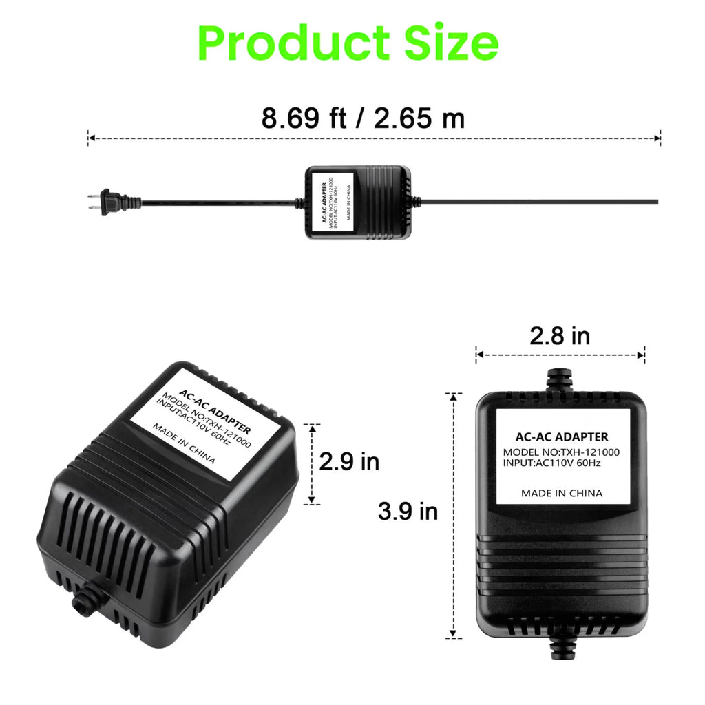 9V 2A AC Adapter D609