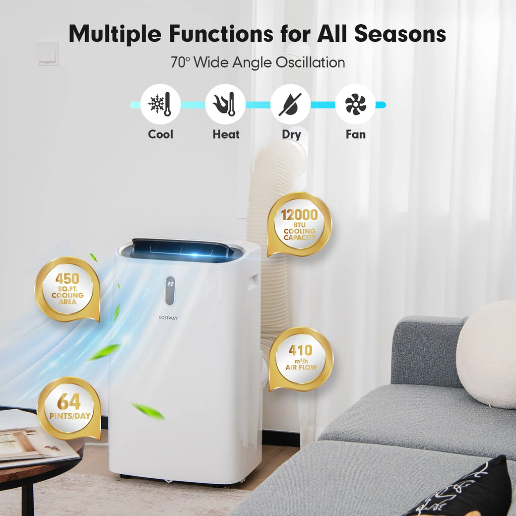 8800 BTU 4-in-1 Portable Air Conditioner N8099