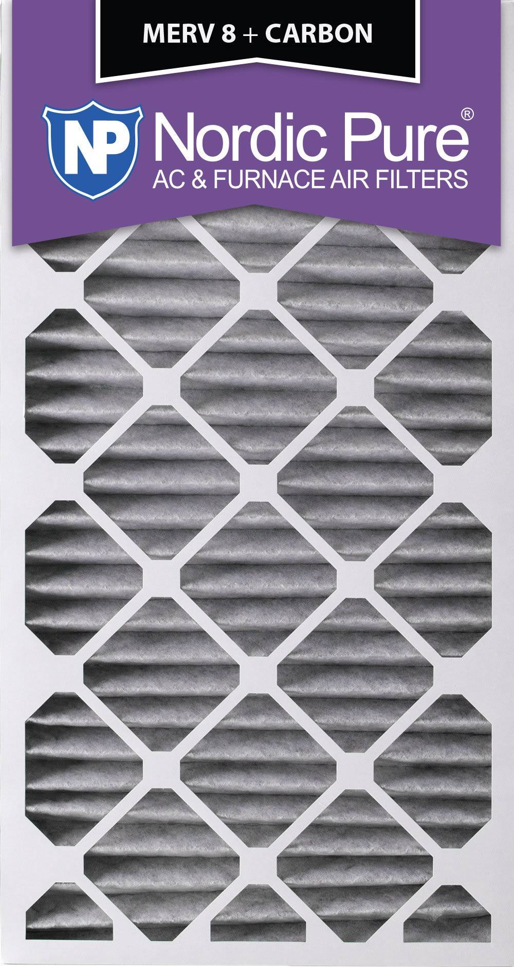 20x30x2 Pleated MERV 8 Plus Carbon AC Furnace Filters Qty 3 U440