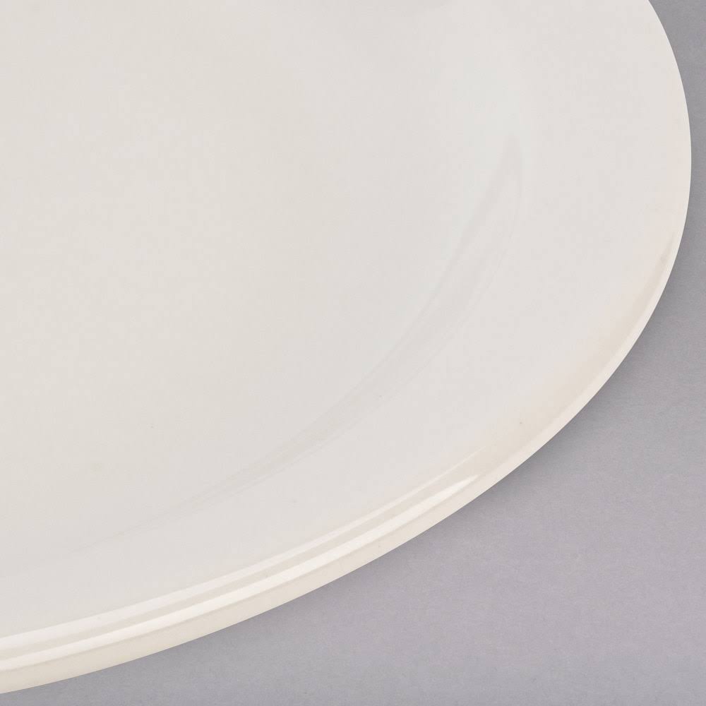24/Case Eggshell Narrow Rim China Plate B503419