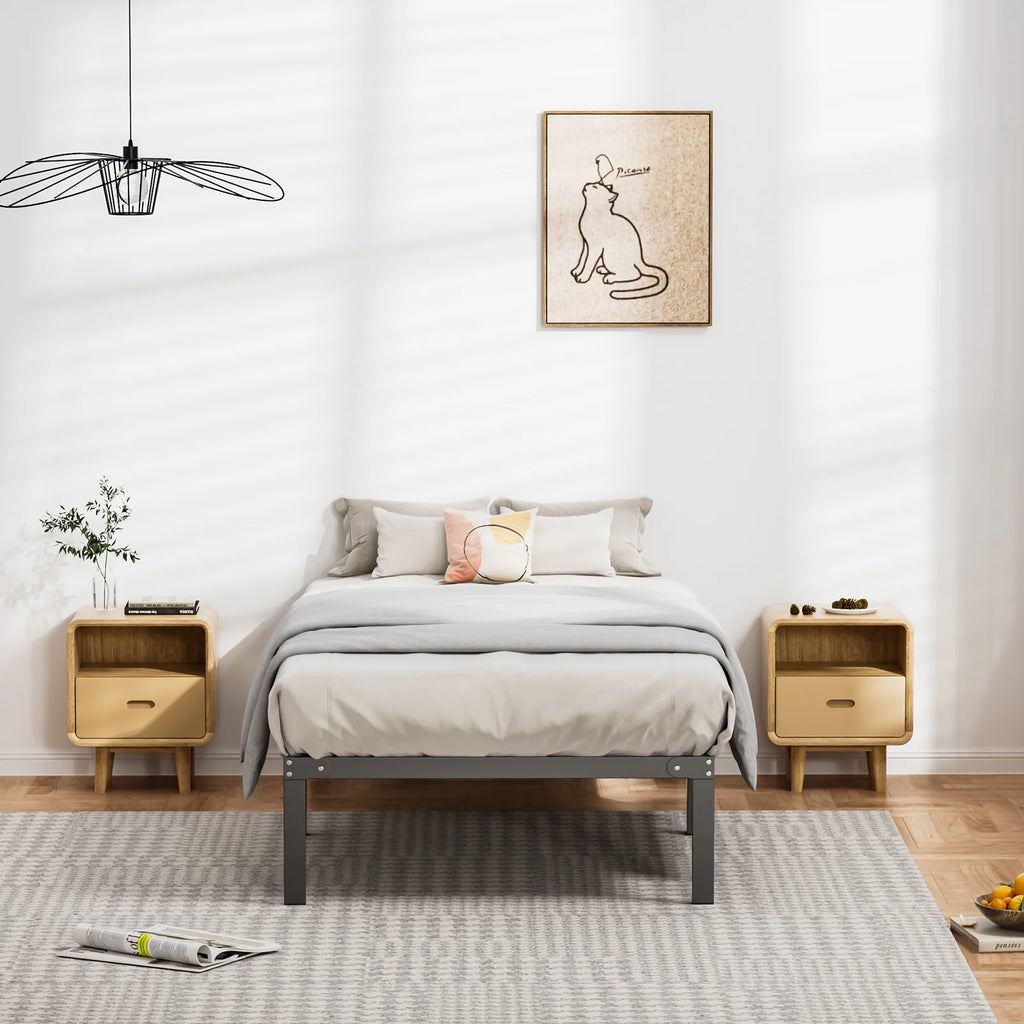Queen Metal Platform Bed Frame H161038