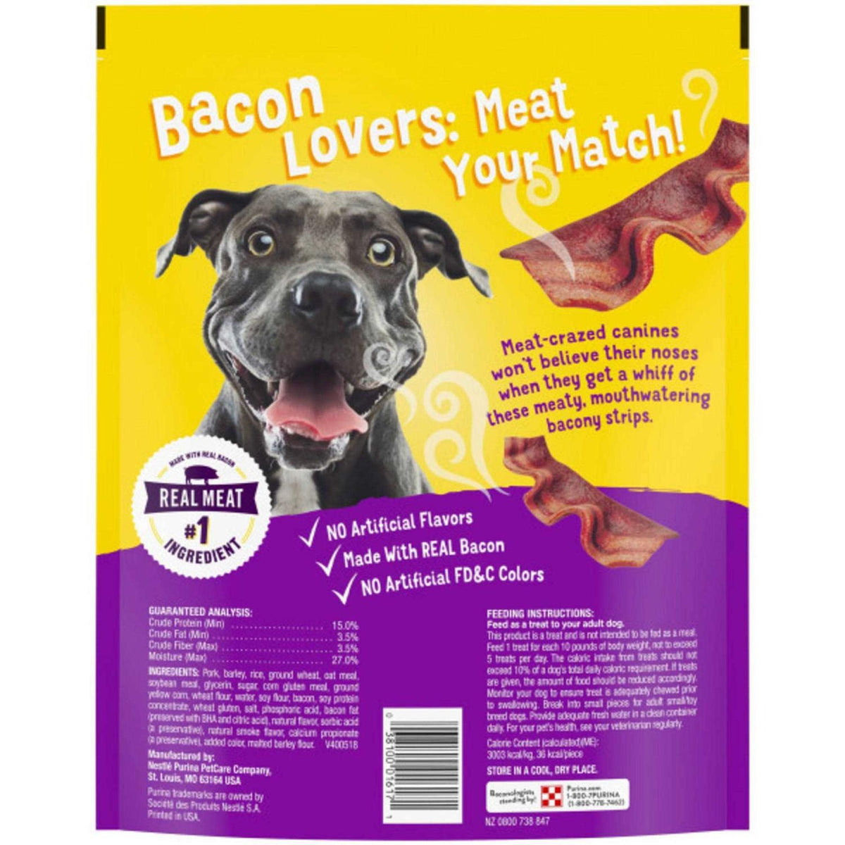 Bacon Strips Dog Treats C2784