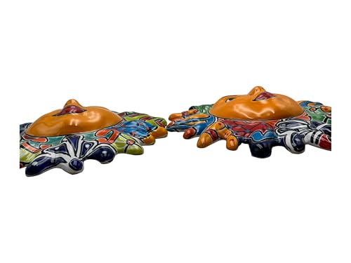 Multicolor Hand Painted Talavera Pottery Wall Decor 12" E6651