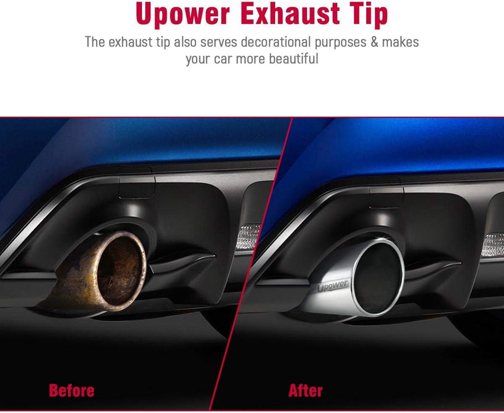 4 inch Inlet 8 inch Outlet Stainless Steel Exhaust Tip D41851