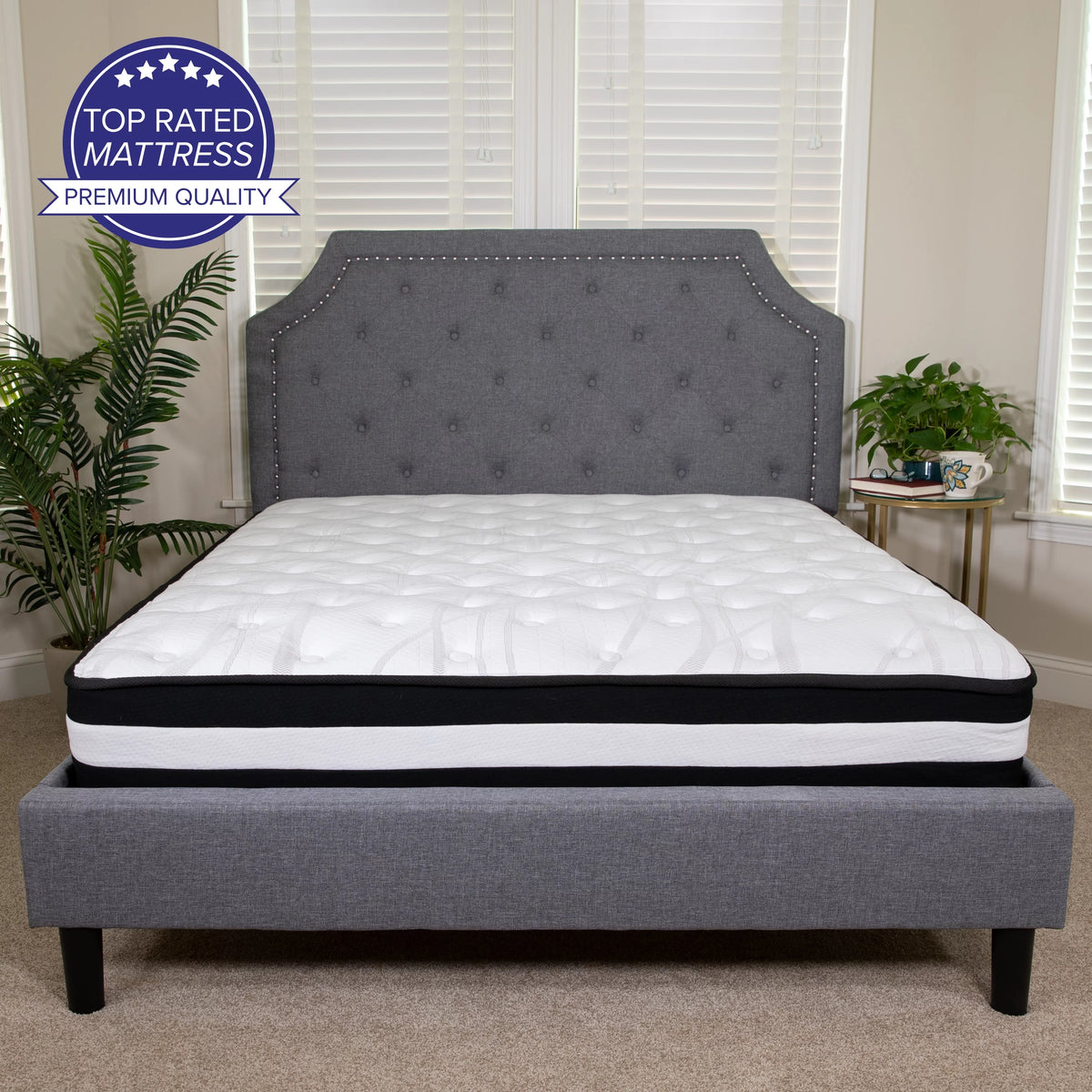 10 Inch Foam and Pocket Spring Firm Mattress King Z4823