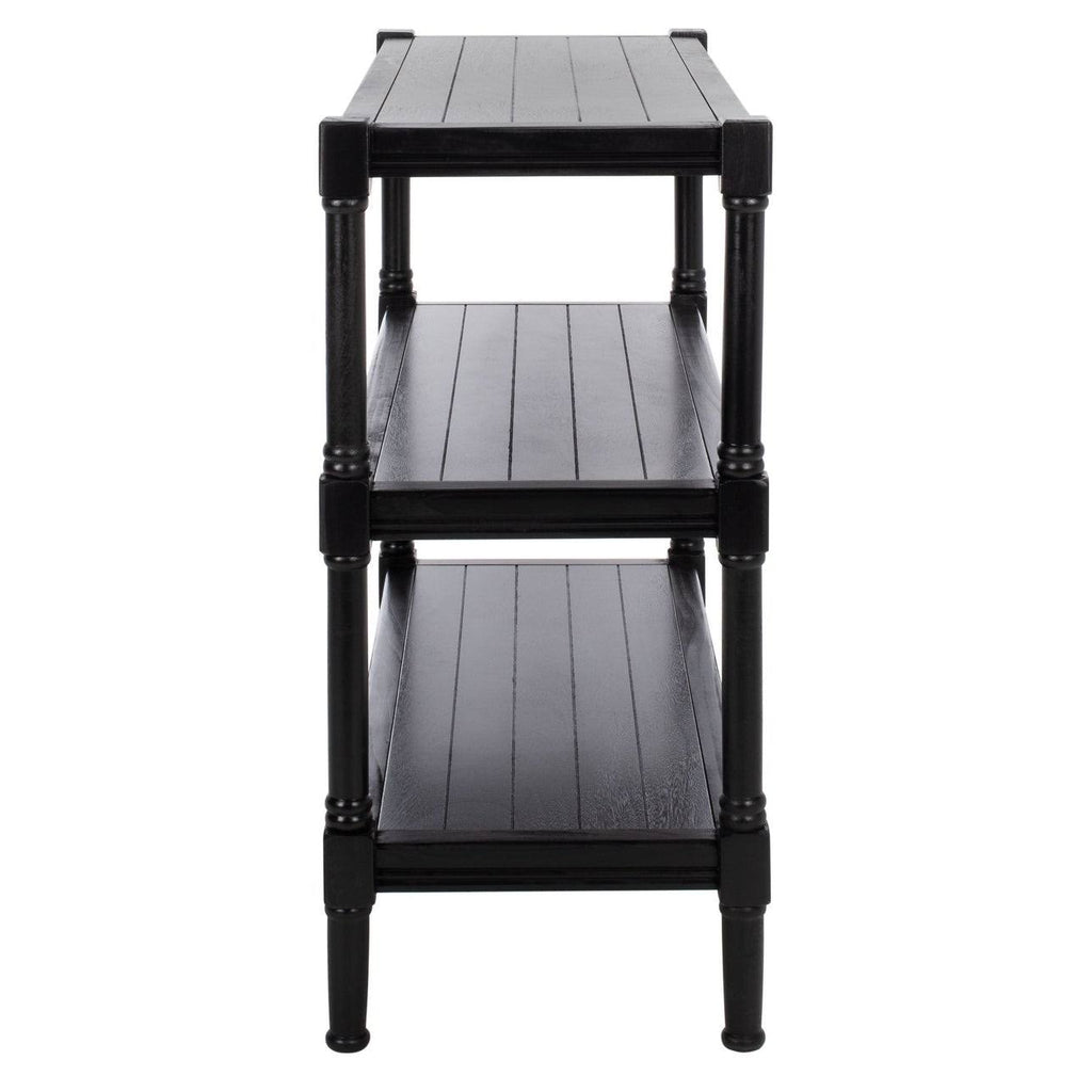 Black 3-Shelf Console Table K459603