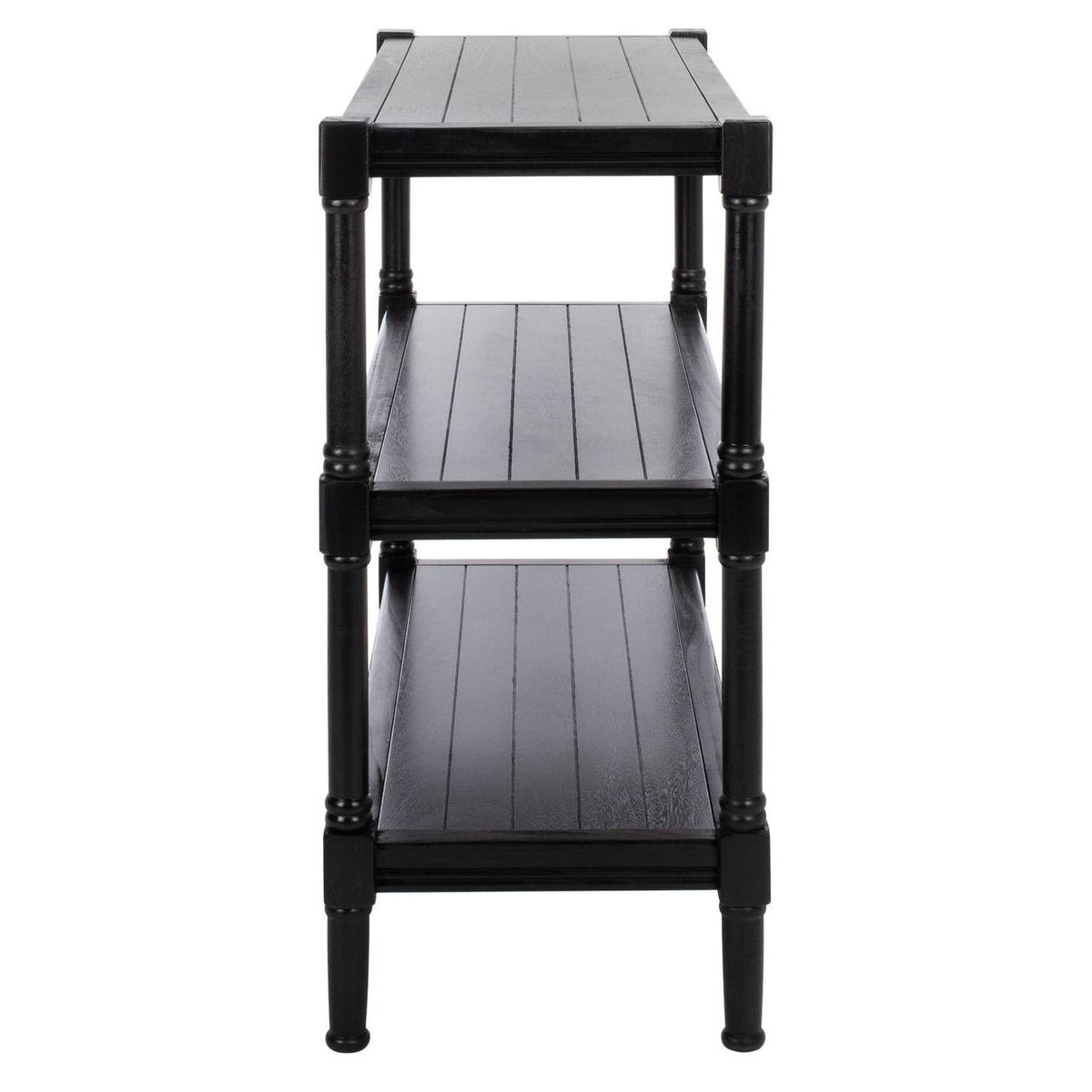 Black 3-Shelf Console Table K459603
