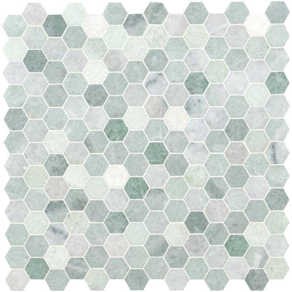 Hexagon Marble Floor and Wall Tile I976