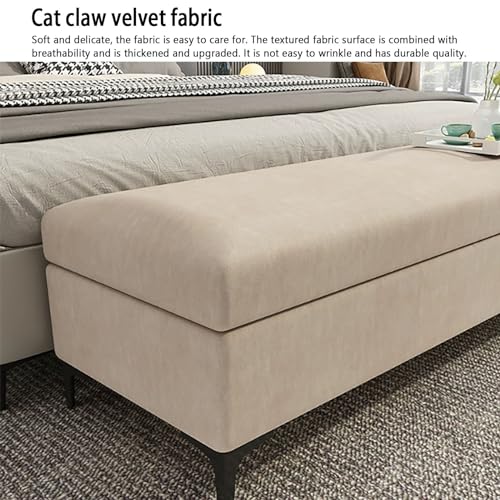 Upholstered Wooden Storage Bench O803310
