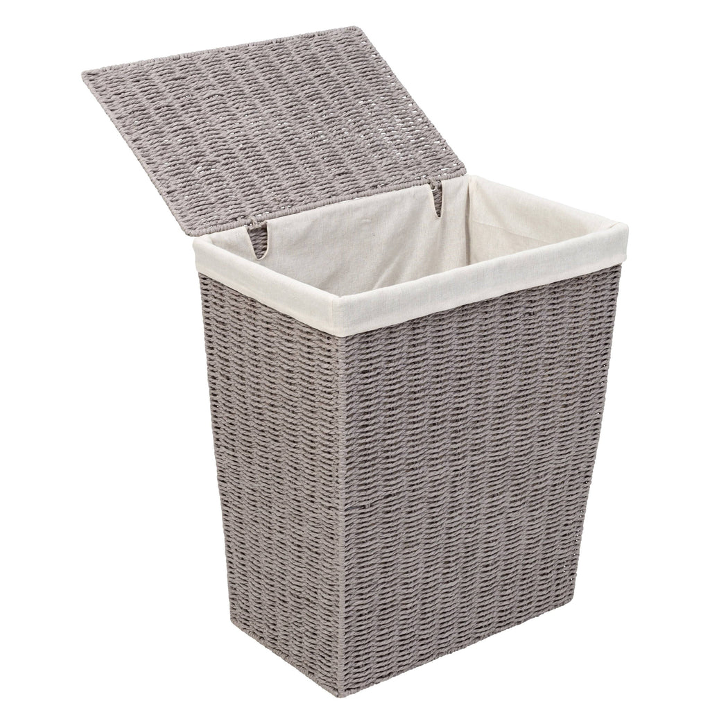 7-Piece Twisted Paper Rope Woven Bathroom Storage Basket Set H16267