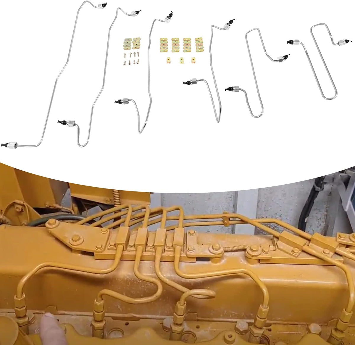 Injection Line Kit 6 pcs with Clamps V56806