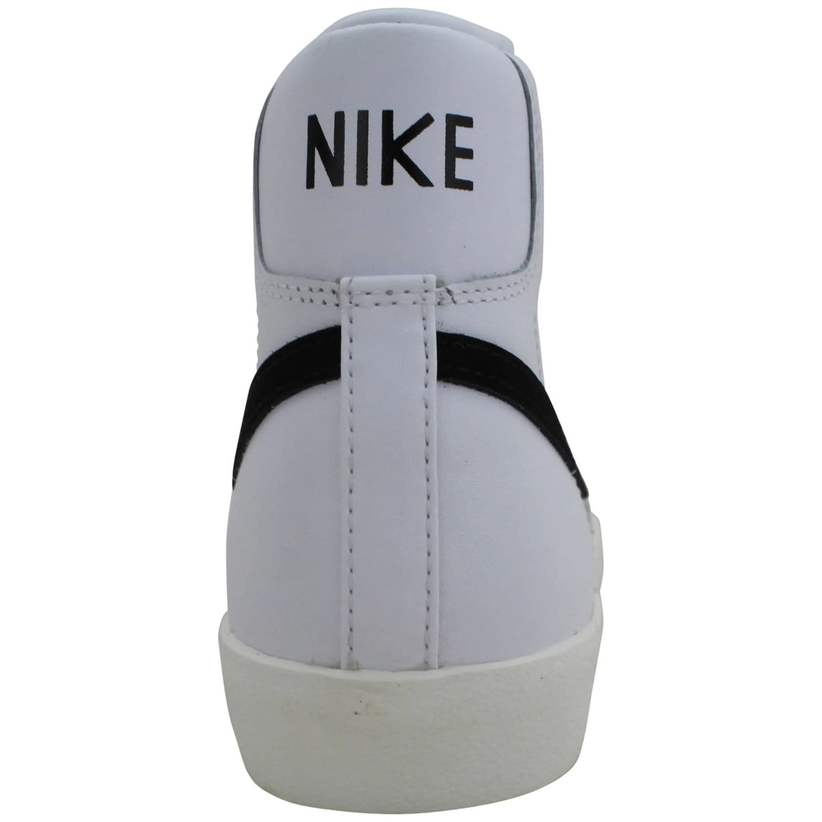White Black Mid Top Sneakers K453