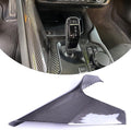 Real Carbon Fiber Car Control Side Gears Panel Protective Cover Trims G474689