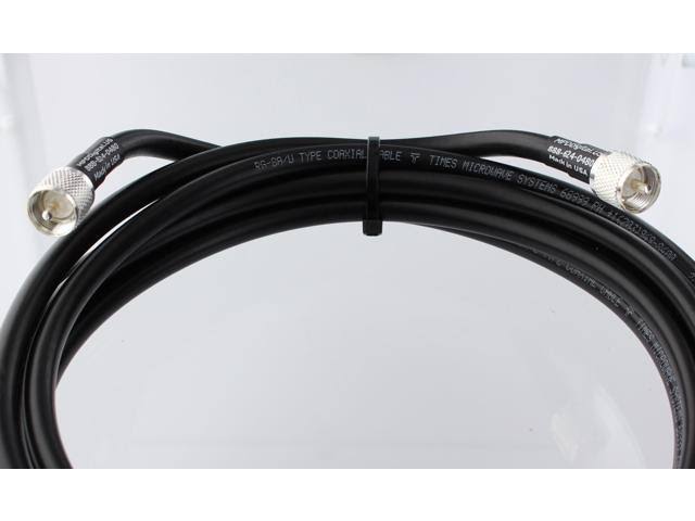 RF Coaxial Cable SMA Female to UHF PL259 Male RG58 Coax 3 Foot F857512