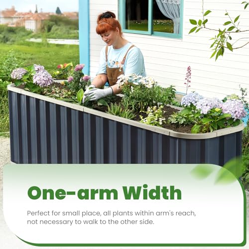 68" x 36" x 24" Galvanized Steel Raised Garden Bed E777723