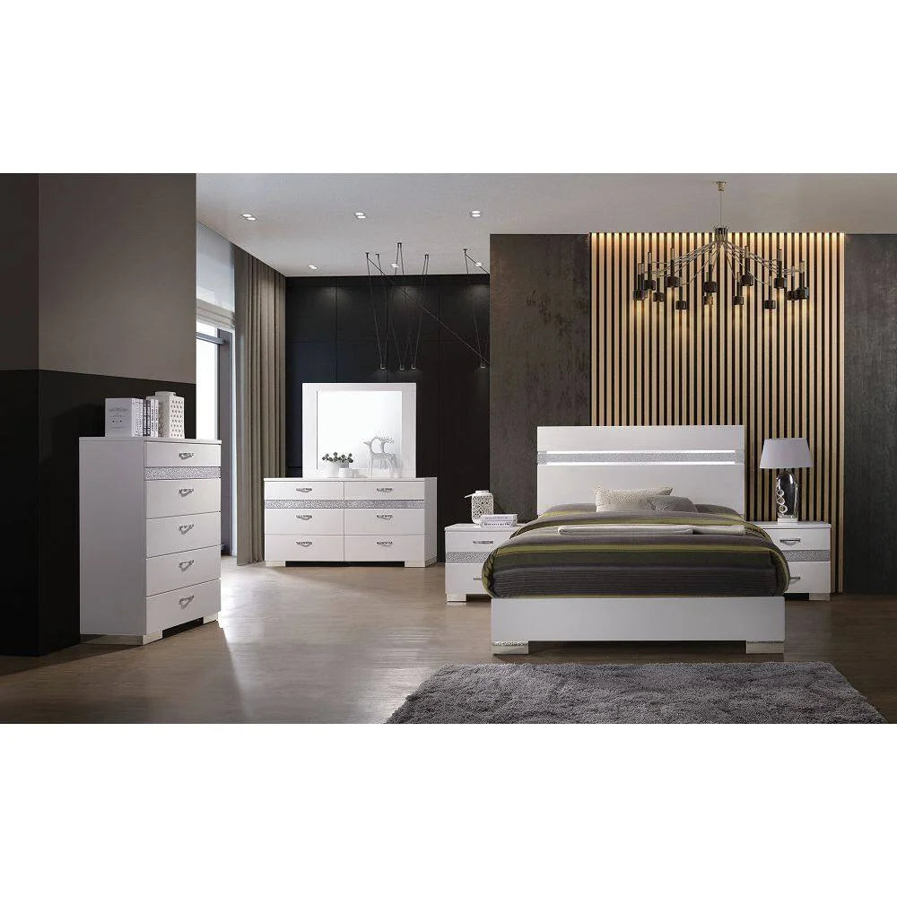 White High Gloss Dresser M43170