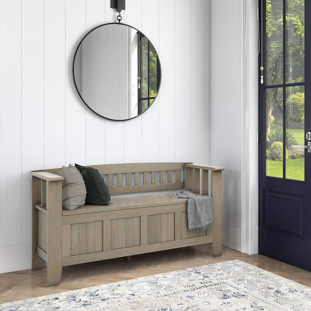 Solid Wood Storage Bench F645775