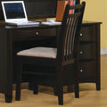 Brown Wooden Chair with Padded Seat I85525