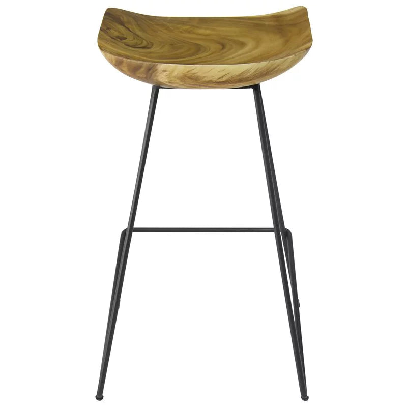 26" Wood Counter Stool - Set of 2 M79071