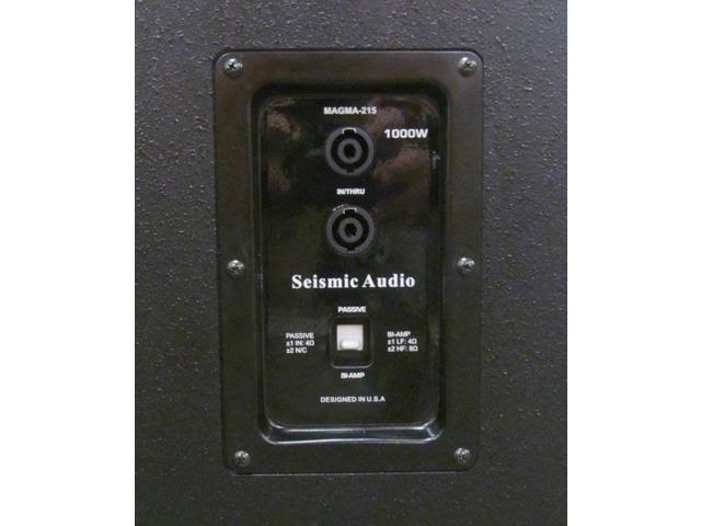 Pair of Dual 15x22 Full Range 2-Way Loudspeaker Cabinets T487706