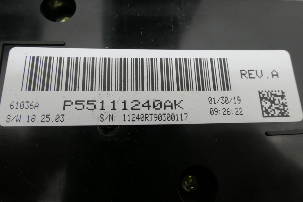 Heater AC Control Panel Bezel P937723